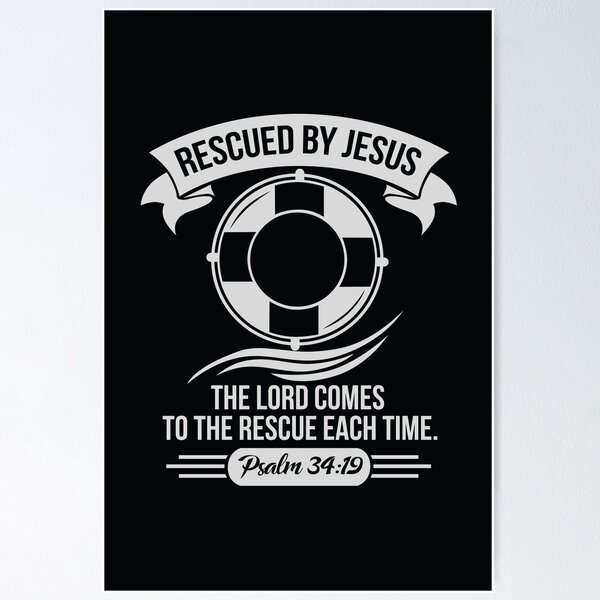 Item preview, Rescued by Jesus designed and sold by wazoosi.
