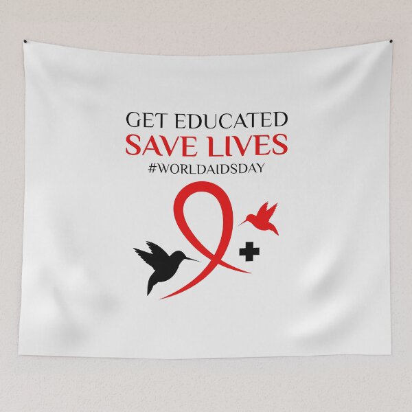 Item preview, Get Educated Save Lives designed and sold by AladdinMktgs.
