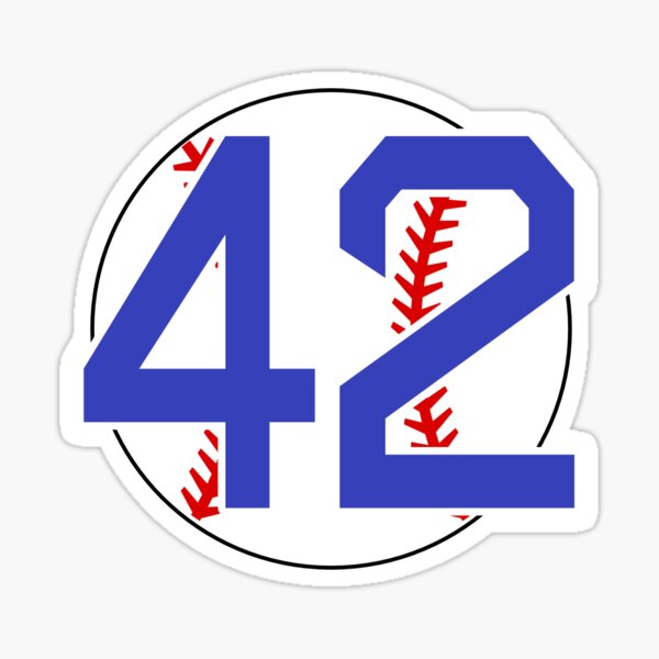 42 Jackie Robinson Sticker for Sale by bosoxicated