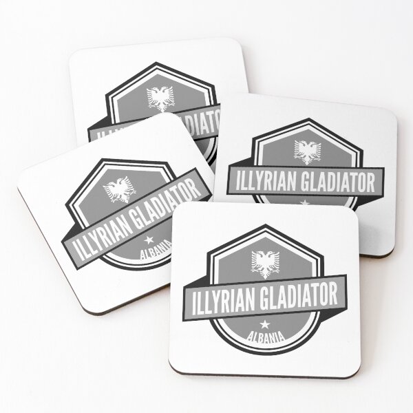 Item preview, Gray Illyrian Gladiator Albania Logo designed and sold by OMdesigns93.