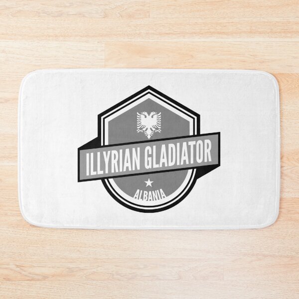 Item preview, Gray Illyrian Gladiator Albania Logo designed and sold by OMdesigns93.