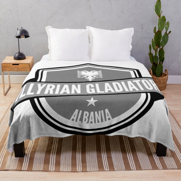 Item preview, Gray Illyrian Gladiator Albania Logo designed and sold by OMdesigns93.