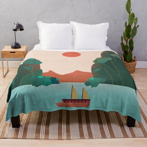 Item preview, Vietnam Hạ Long Bay Travel poster designed and sold by Arctic frame studio.
