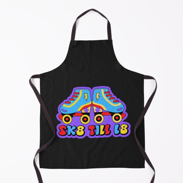 Item preview, Sk8 Till L8 roller skates graffiti (vintage retro) designed and sold by DesignsofNote.
