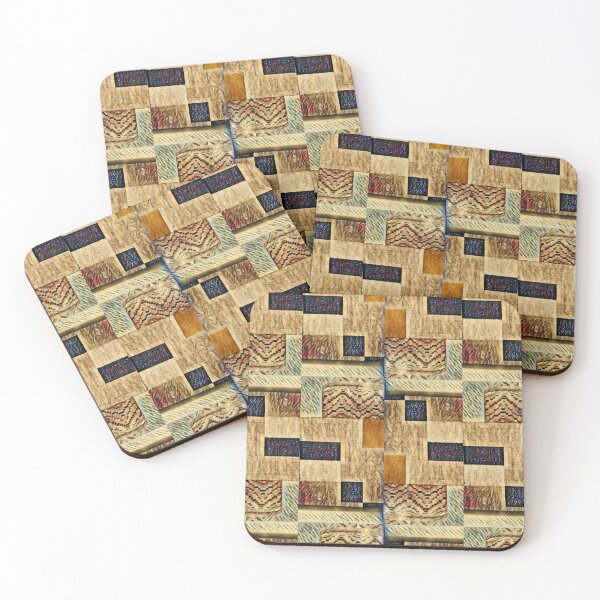 Item preview, Modern Art Squares and Oblongs Random Design designed and sold by KALEIDOSCOPE UK.