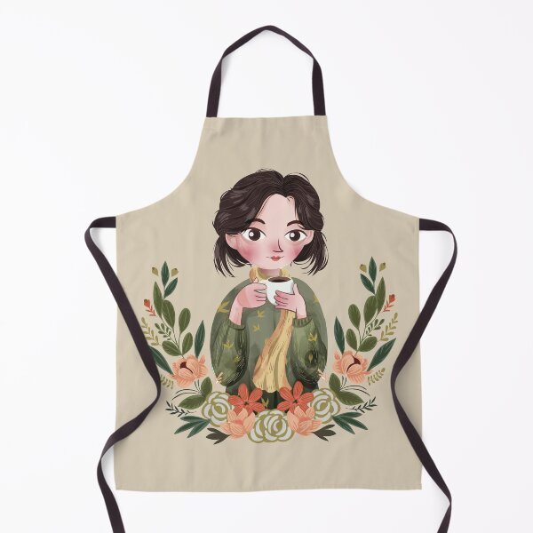 Item preview, Fall Girl With Coffee designed and sold by limeandcedar.