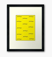 THE MARTIANO COLLECTION BY JOEL ORTEGAS 2016 Framed Print
