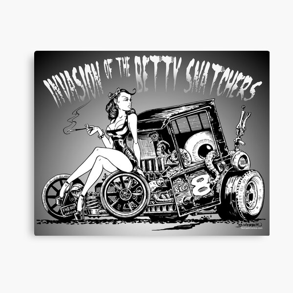 Invasion of the Betty Snatchers Canvas Print