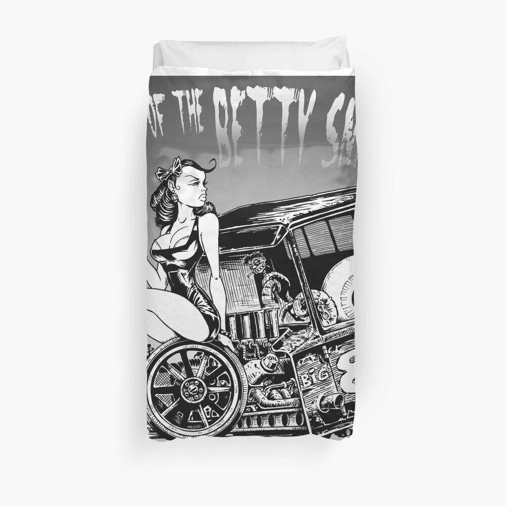Invasion of the Betty Snatchers Duvet Cover