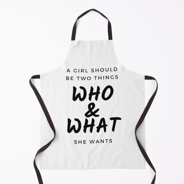 Item preview, A Girl Should Be Two Things Who & What She Wants designed and sold by ricknosis.