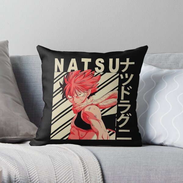Natsu Dragneel Lucy Fairy Tail Kissen Sofakissen Dokokissen Bezug Pillow 40x40CM 