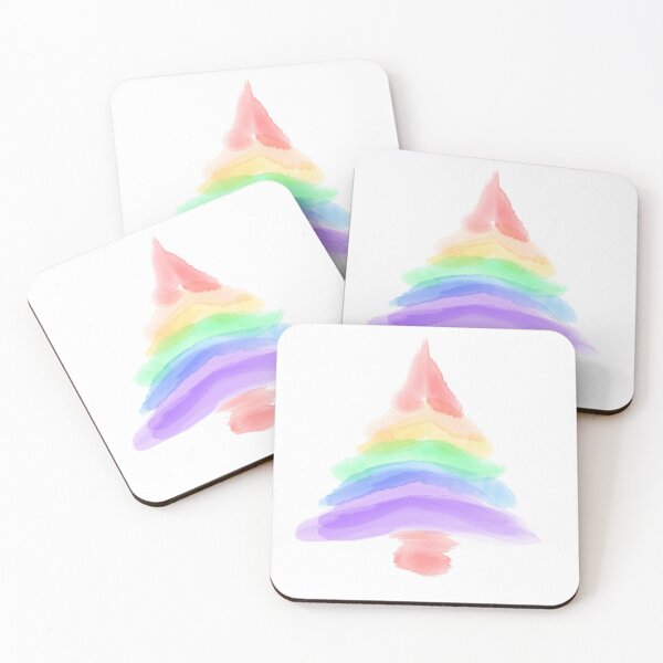 Item preview, Christmas rainbow tree designed and sold by SpaceNutty.