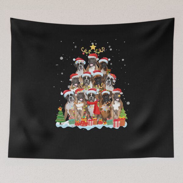 Item preview, Boxer Christmas Tree Pajama Xmas designed and sold by CreativeGift.