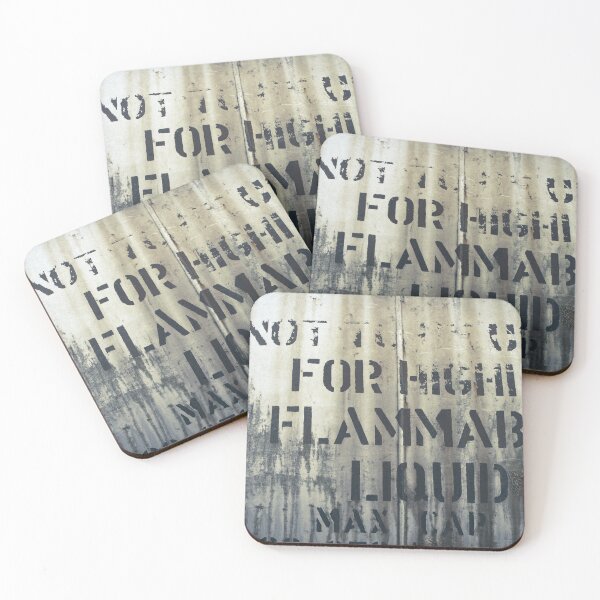 Item preview, Flammable Liquid Tank Typography designed and sold by LP-Images.