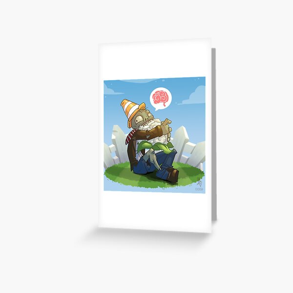 0009 - Vegan Braaaiinsss Greeting Card