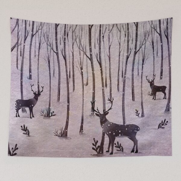 Item preview, Winter Forest Deers designed and sold by adortopia.