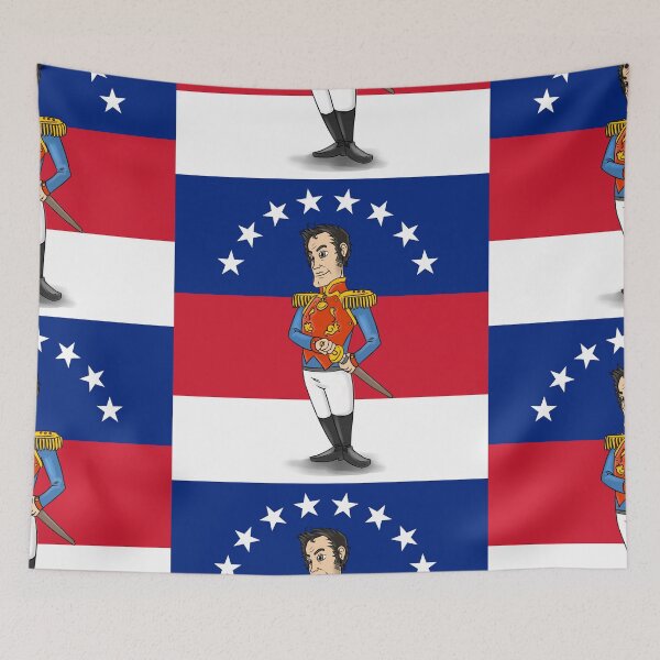 Item preview, Simon Bolivar venezuela t-shirt and mask sticker designed and sold by wiggy38.