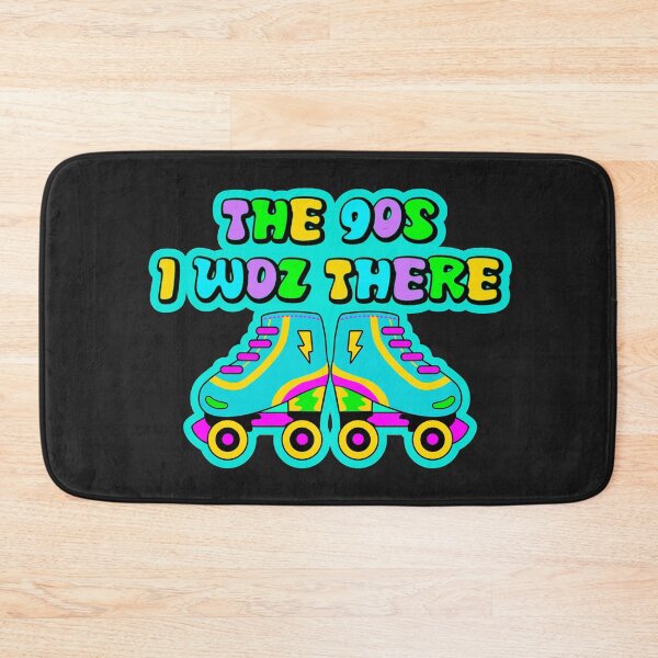 Item preview, The 90s I woz there roller skates graffiti (vintage retro) designed and sold by DesignsofNote.
