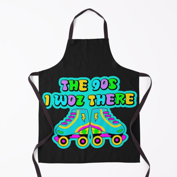 Item preview, The 90s I woz there roller skates graffiti (vintage retro) designed and sold by DesignsofNote.
