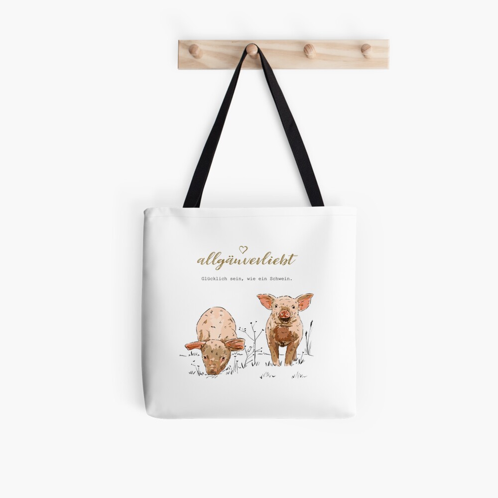 Artikel-Vorschau von Allover-Print Tote Bag, designt und verkauft von allgaeuverliebt.
