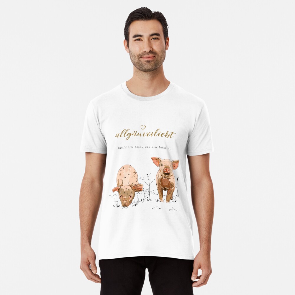 Artikel-Vorschau von Premium T-Shirt, designt und verkauft von allgaeuverliebt.