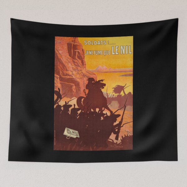 Item preview, retro soldats je ne fume que le nil designed and sold by CorasPosters.