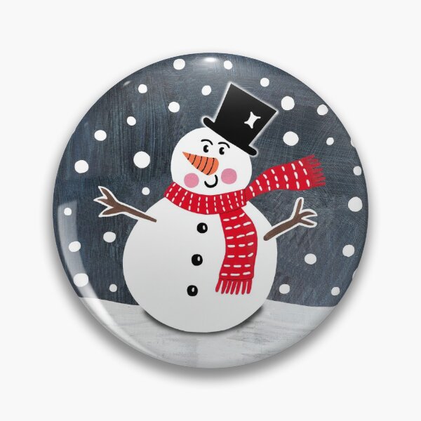 Item preview, Christmas Snowman Collage Print designed and sold by Helen McCartney Designs.
