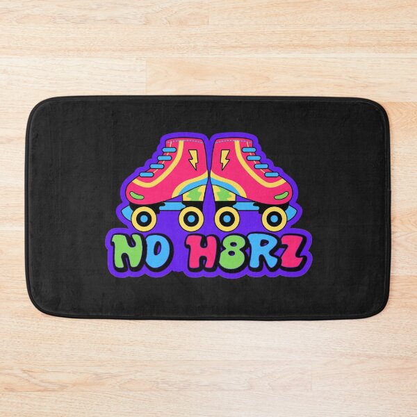 Item preview, No H8rz No Haters roller skates graffiti (vintage retro) designed and sold by DesignsofNote.