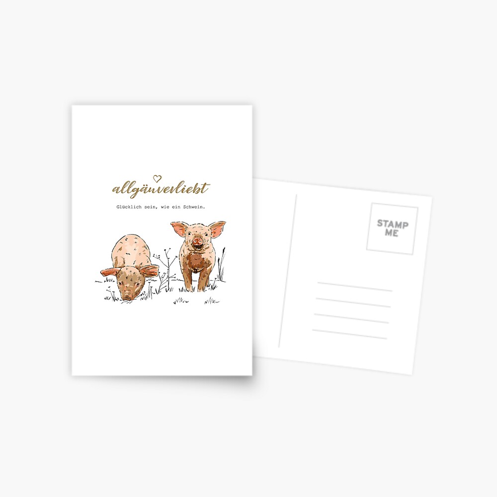 Artikel-Vorschau von Postkarte, designt und verkauft von allgaeuverliebt.