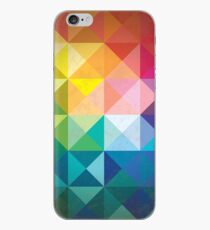 Buntes abstraktes geometrisches Muster iPhone-Hülle & Cover