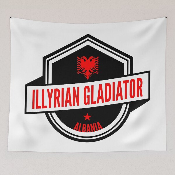 Item preview, Red Illyrian Gladiator Albania designed and sold by OMdesigns93.