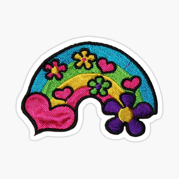 Rainbow Iron On Patch Sticker