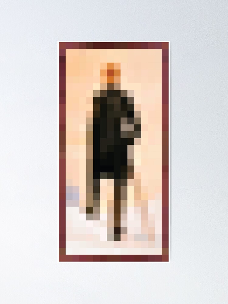 "Minecraft Painting The Wanderer" Poster for Sale by Redbubble