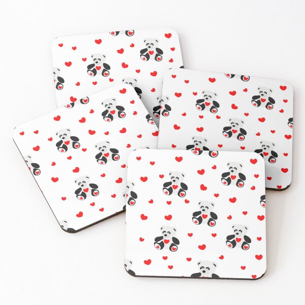 Item preview, Panda bear with hearts  designed and sold by Eshka.