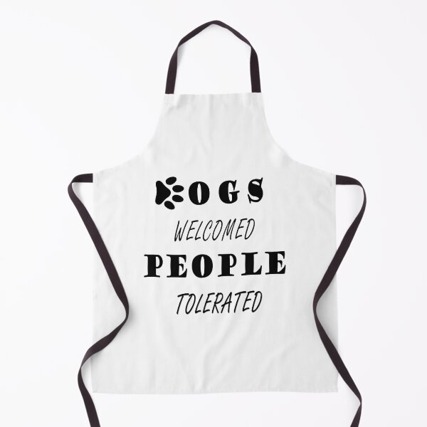 Item preview, Dogs Welcomed People Tolerated Cute Graphic Design Gift For Dogs Lover designed and sold by Artysneak.