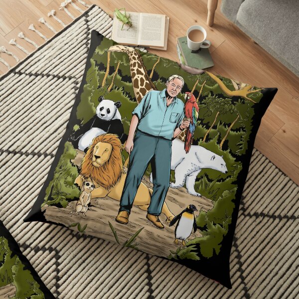 David Attenborough - Save Our Planet Floor Pillow