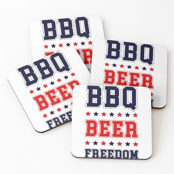Item preview, BBQ BEER FREEDOM - Patriotic USA Vintage Retro Party designed and sold by GoldenDov.