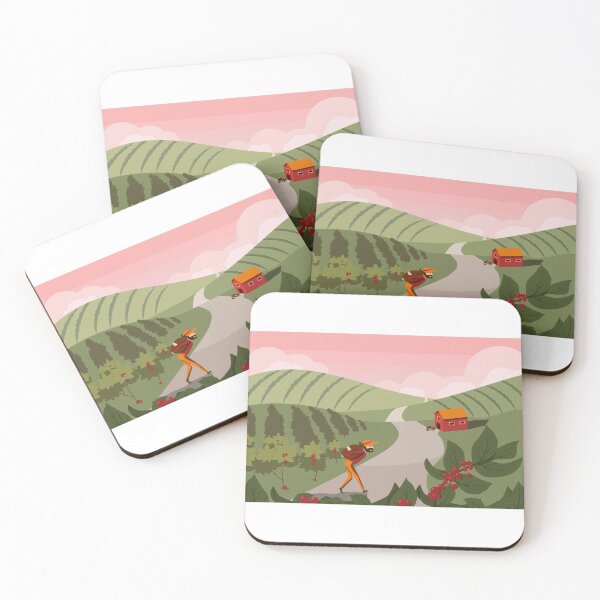 Item preview, a man collects coffee on his plantation	 designed and sold by NikitaEmelianov.