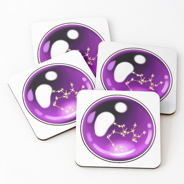 Item preview, constellation sagittarius crystal ball stars zodiac horoscope astrology purple violet, fire being designed and sold by Mariuki Flow.
