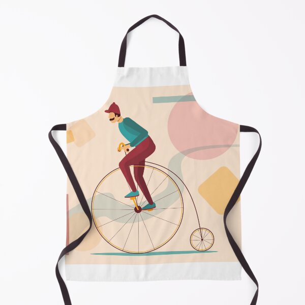 Item preview, A man rides an old Bicycle designed and sold by NikitaEmelianov.