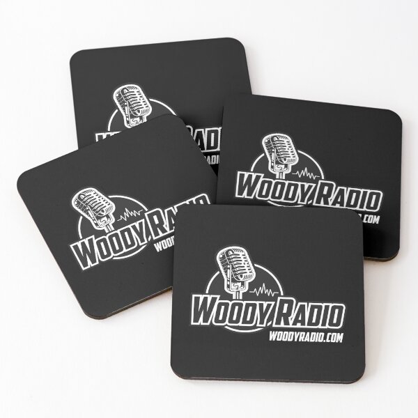 Item preview, Woody Radio Logo for Dark Backgrounds designed and sold by WoodyRadioSwag.