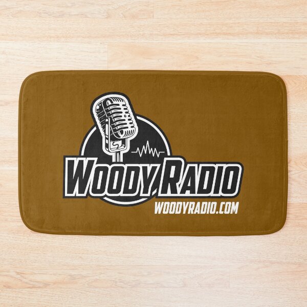Item preview, Woody Radio Logo for Dark Backgrounds designed and sold by WoodyRadioSwag.