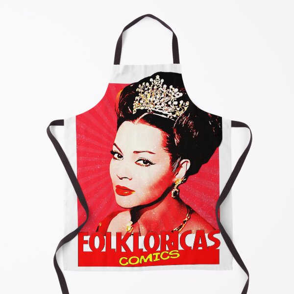 Sara Montiel en Folkloricas Comics Vintage Delantal