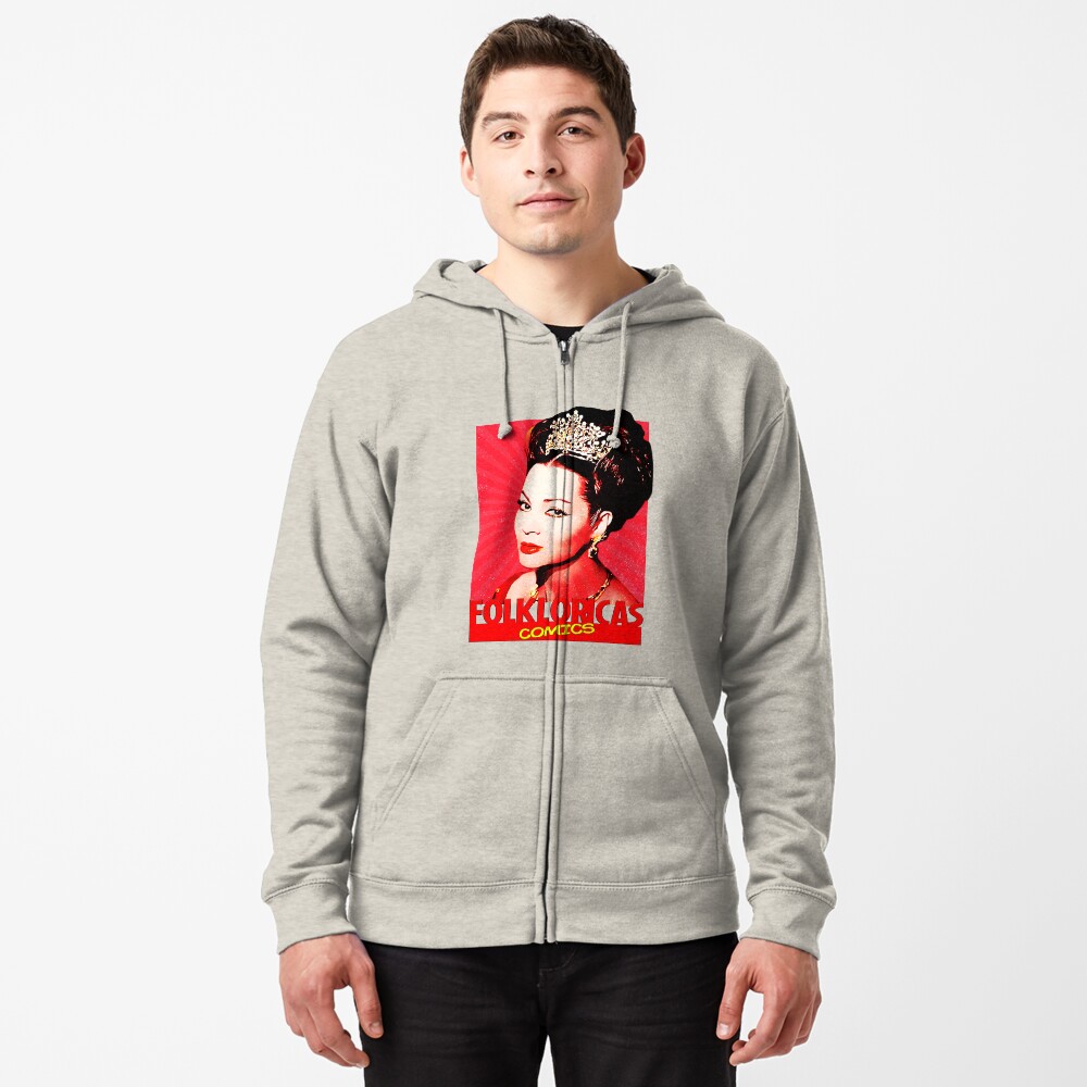Vista previa del artículo con la obra «Sudadera con capucha y cremallera», diseñado y vendido por LoveCopla.