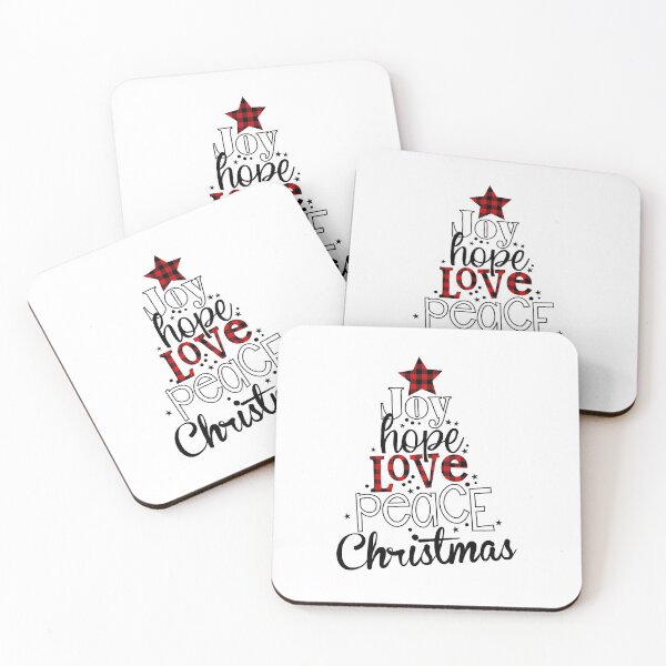 Item preview, Joy Hope Love Peace Christmas designed and sold by SeanRichar.