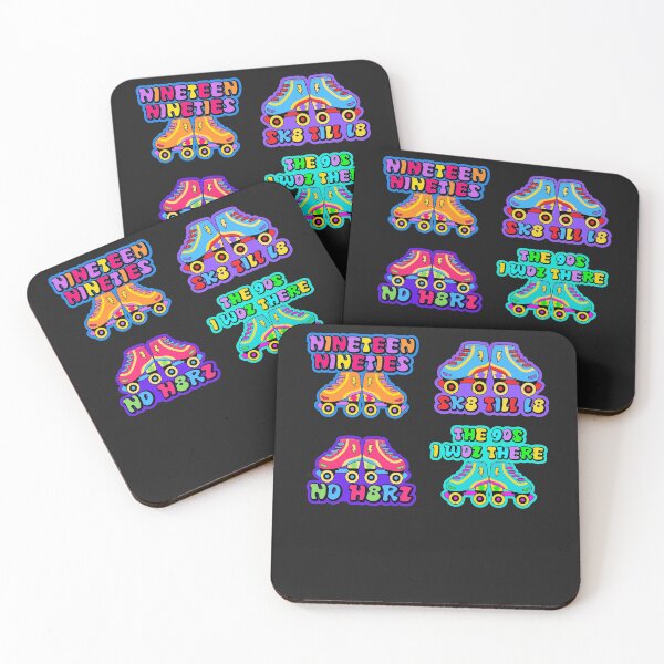 Item preview, 1990s roller skates graffiti sticker pack (vintage retro) designed and sold by DesignsofNote.