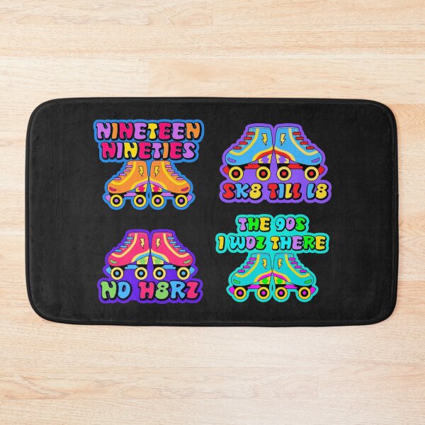 Item preview, 1990s roller skates graffiti sticker pack (vintage retro) designed and sold by DesignsofNote.