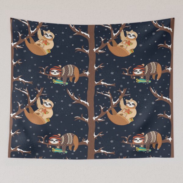 Item preview, sloth christmas designed and sold by Babmk.