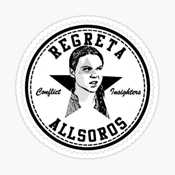Regreta ALLSOROS Conflict Insighters *Less Evil Sticker