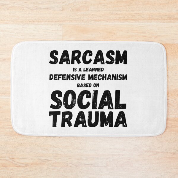 Item preview, Autism Memes Sarcasm Is a Learned Defensive Mechanism designed and sold by Nathalie Aynié.
